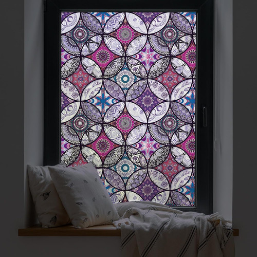 Window film vinyl non adhesive - window,