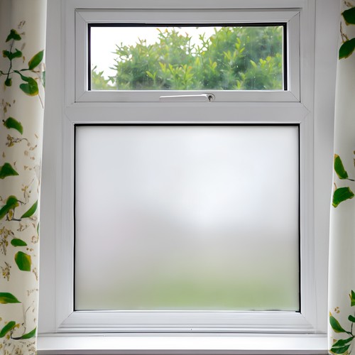 White frosted privacy - -, frost