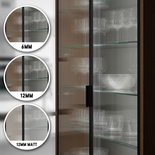 Reeded glass film - reeded, –