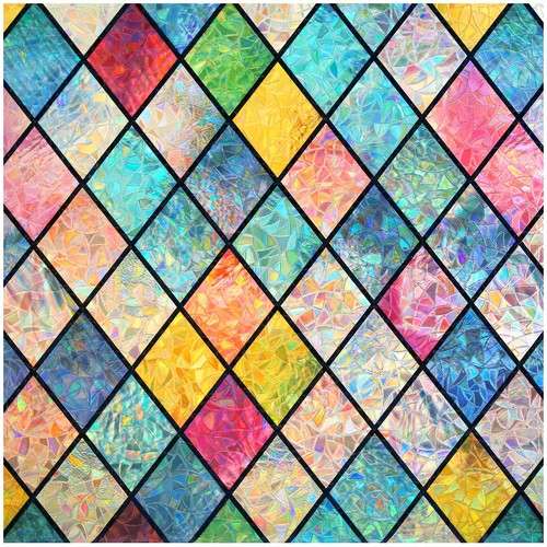 Haton stained window film for - window,