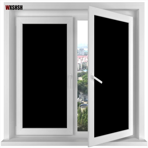 Static cling black window - , film