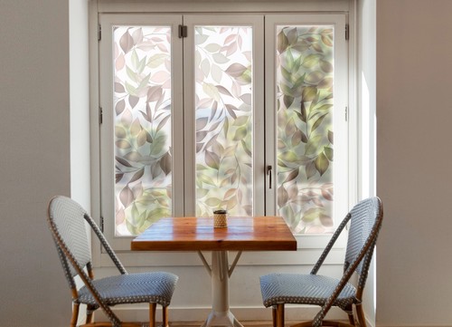 Leaf decorative window matte - leaf,